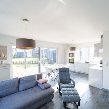 Ferienhaus Seeblick am Harkebrügger See mit Sauna und Kamin Barssel  Exterior foto